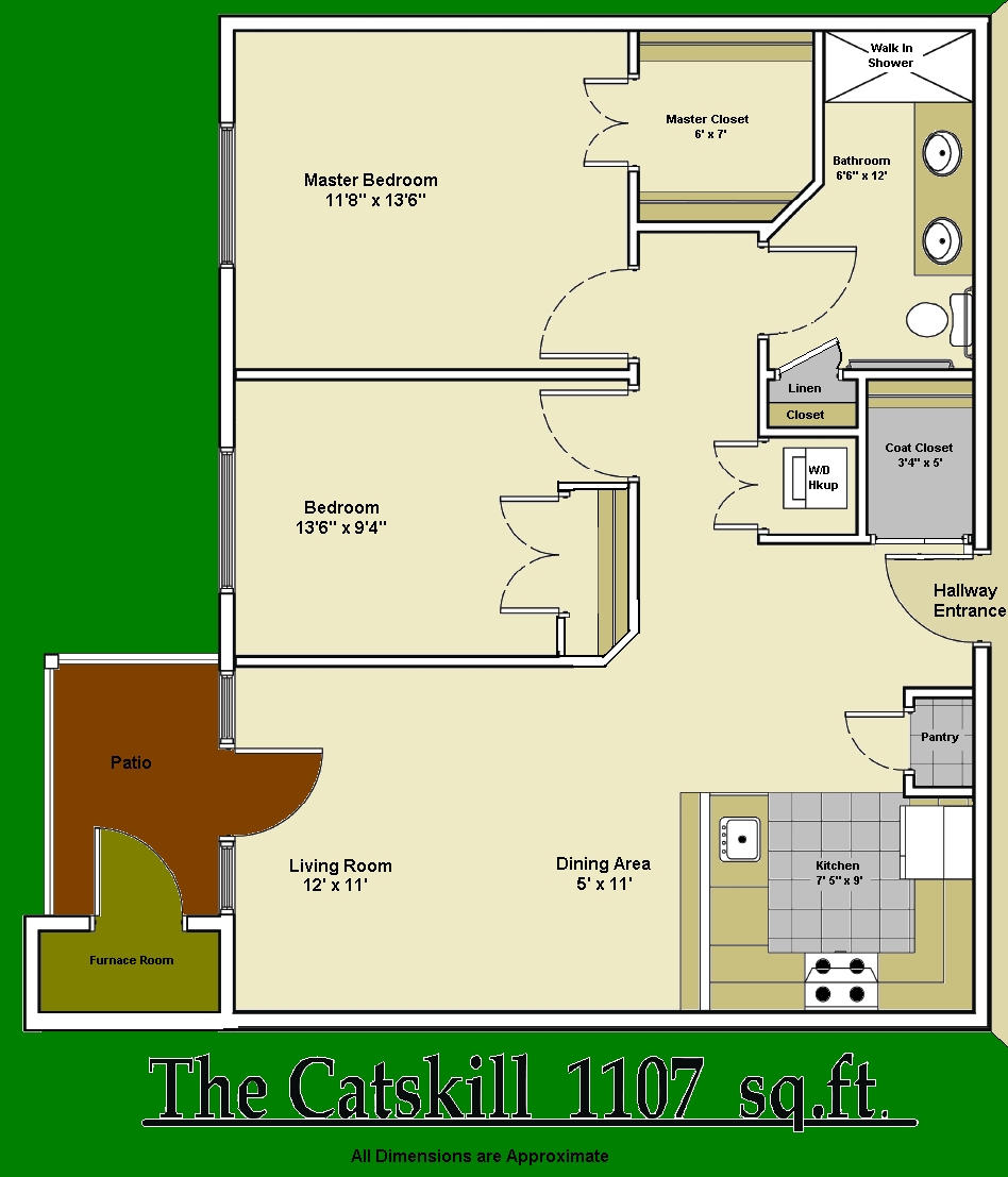 2 Bedroom Catskill